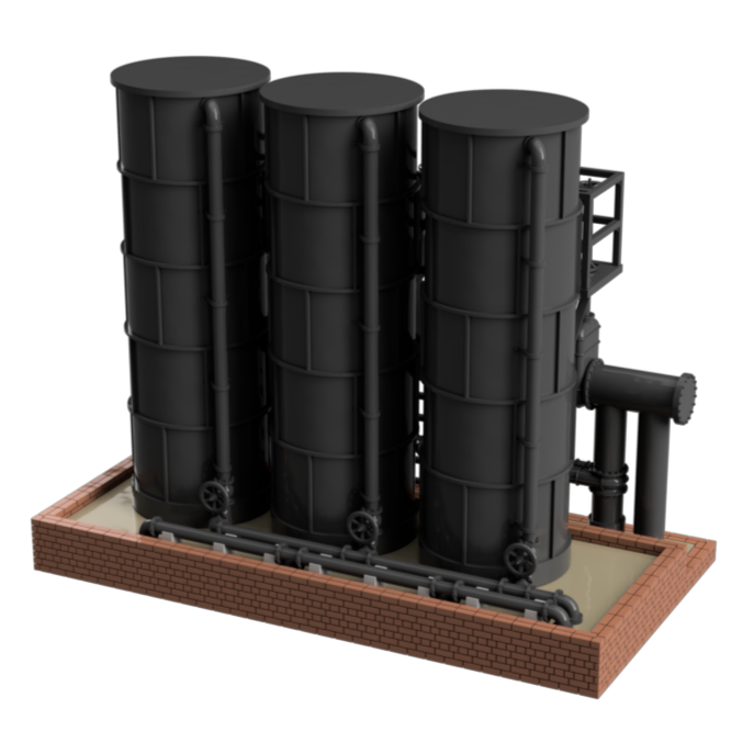 GM506C – Gas Works Condenser 3mm/TT120 Scale