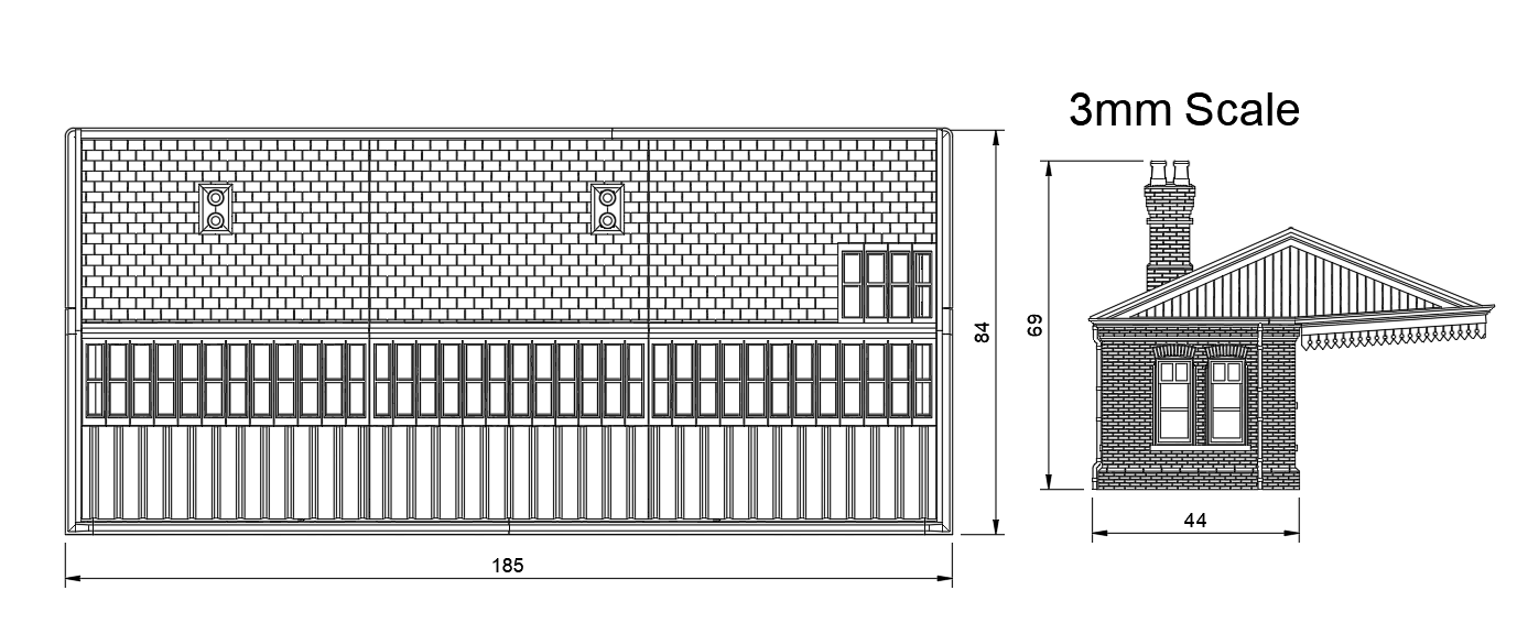 GM813A – GWR Lambourn Station TT120/3mm Scale