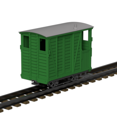 FP757A – GVT Brake Van OO9 Gauge