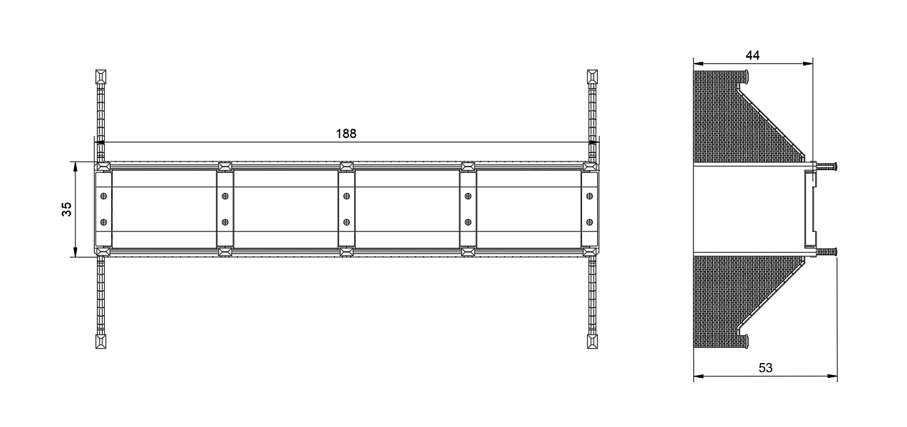 HM901 – Single Track Brick Viaduct N Scale