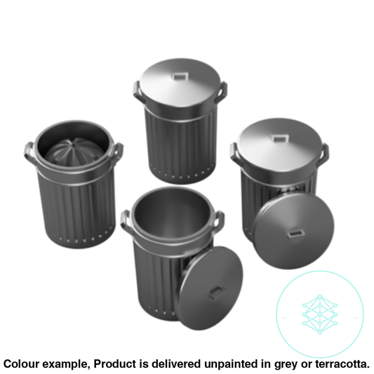 Do100A – Dustbins O Scale Accessory