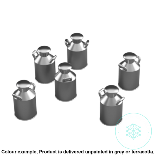 Do301B – Small Milk Churns O Scale Accessory