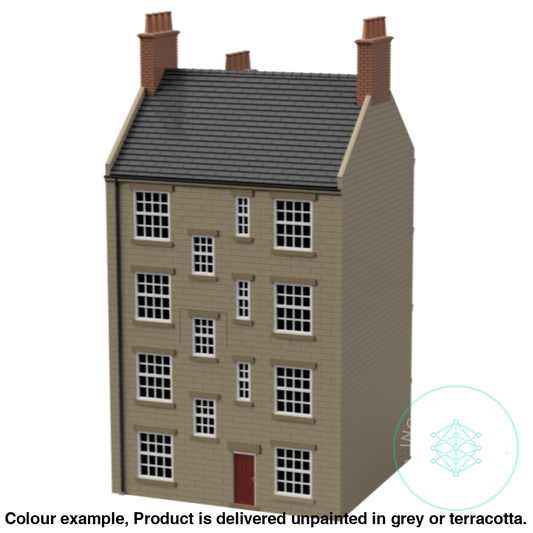 Fm005 – Tenement Building Ho/Oo Scale Oo