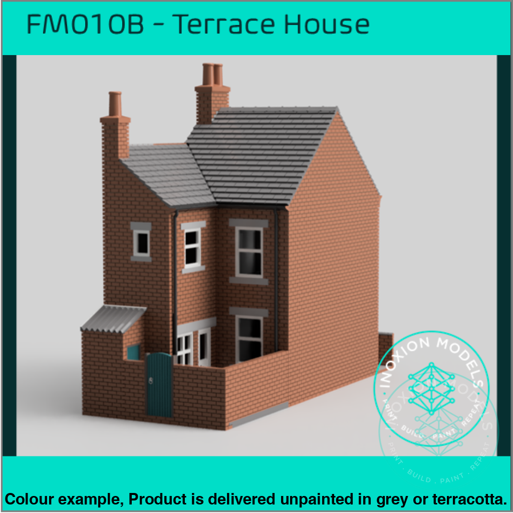 Fm010B – Terrace House Oo/Ho Scale Oo Building