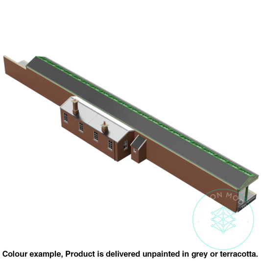 Fm800C – Station Building Platform 2 Oo/Ho Scale Oo