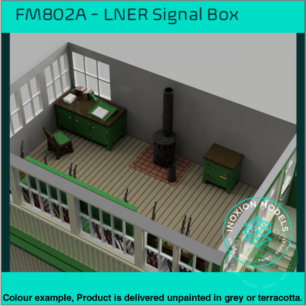 Fm802A – Lner Signal Box Oo/Ho Scale Oo Building