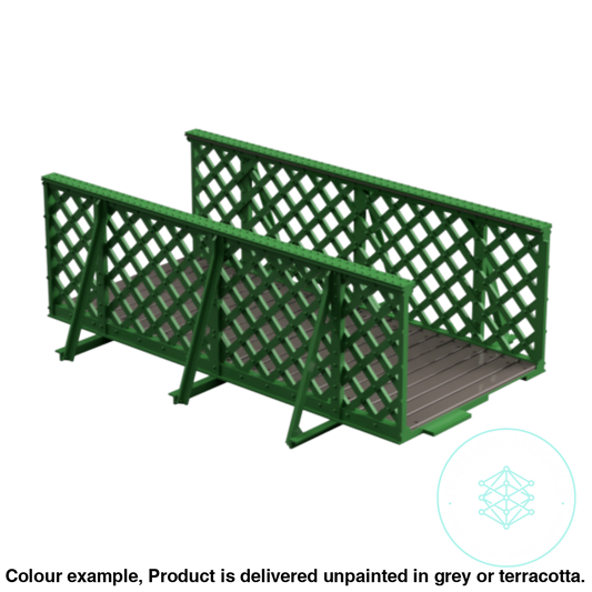 Fm804B – Platform Footbridge Extension Oo/Ho Scale Oo Building
