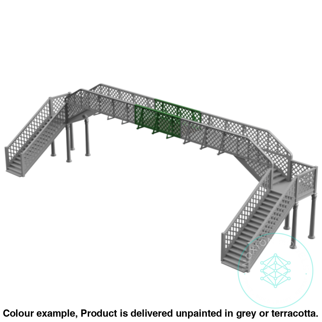 Fm804B – Platform Footbridge Extension Oo/Ho Scale Oo Building