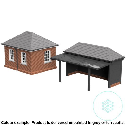 Fm811A – Lner Tram Station Oo/Ho Scale Oo Building