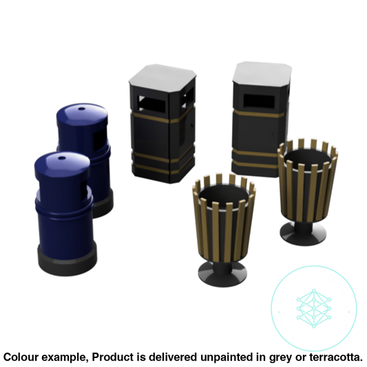 Fo102A – Park Bins Oo/Ho Oo Scale Accessory