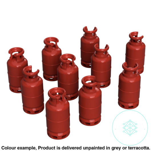 Fo205D – Gas Bottles Oo/Ho Scale Oo Accessory