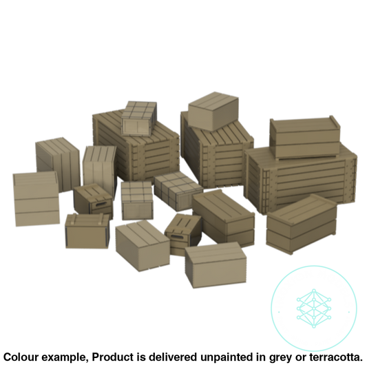 Fo208A – Crates Oo/Ho Scale Oo Accessory