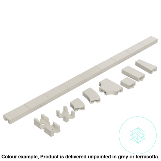 Fo607B – Wide Concrete Cable Channels Oo/Ho Scale (Copy) Oo Accessory