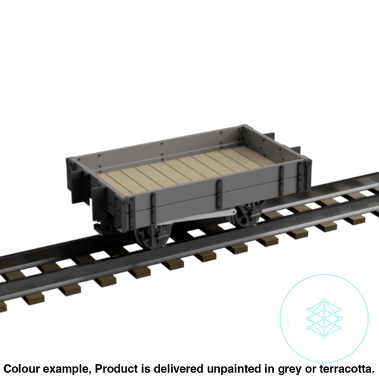 Fp753B – Light Railway Wagon Oo9 Gauge Oo Scale Rolling Stock