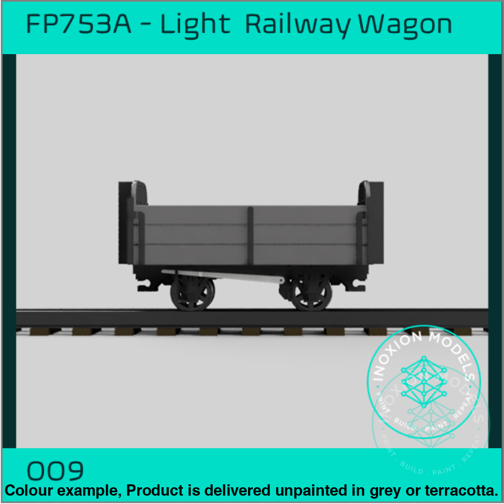 Fpc753A – 4X Light Railway Wagon Pack Oo9 Gauge Oo Scale Rolling Stock