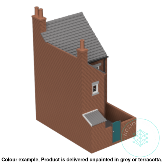 Gm010F – Low Relief Terrace House Tt120/3Mm Scale Tt Building