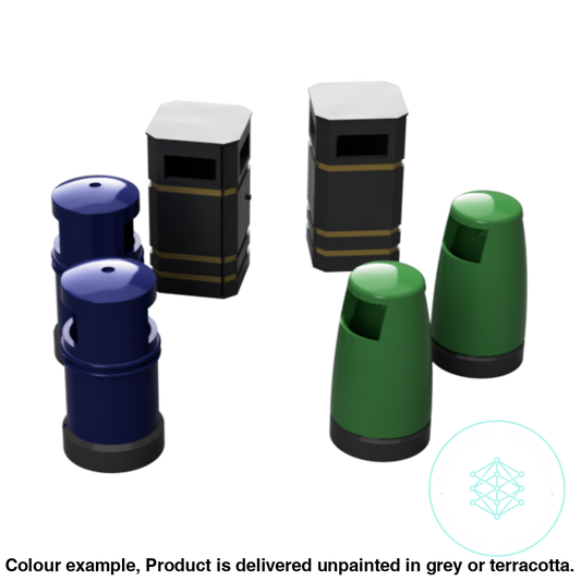 Go102A – Park Bins Tt120/3Mm Scale Tt Accessory