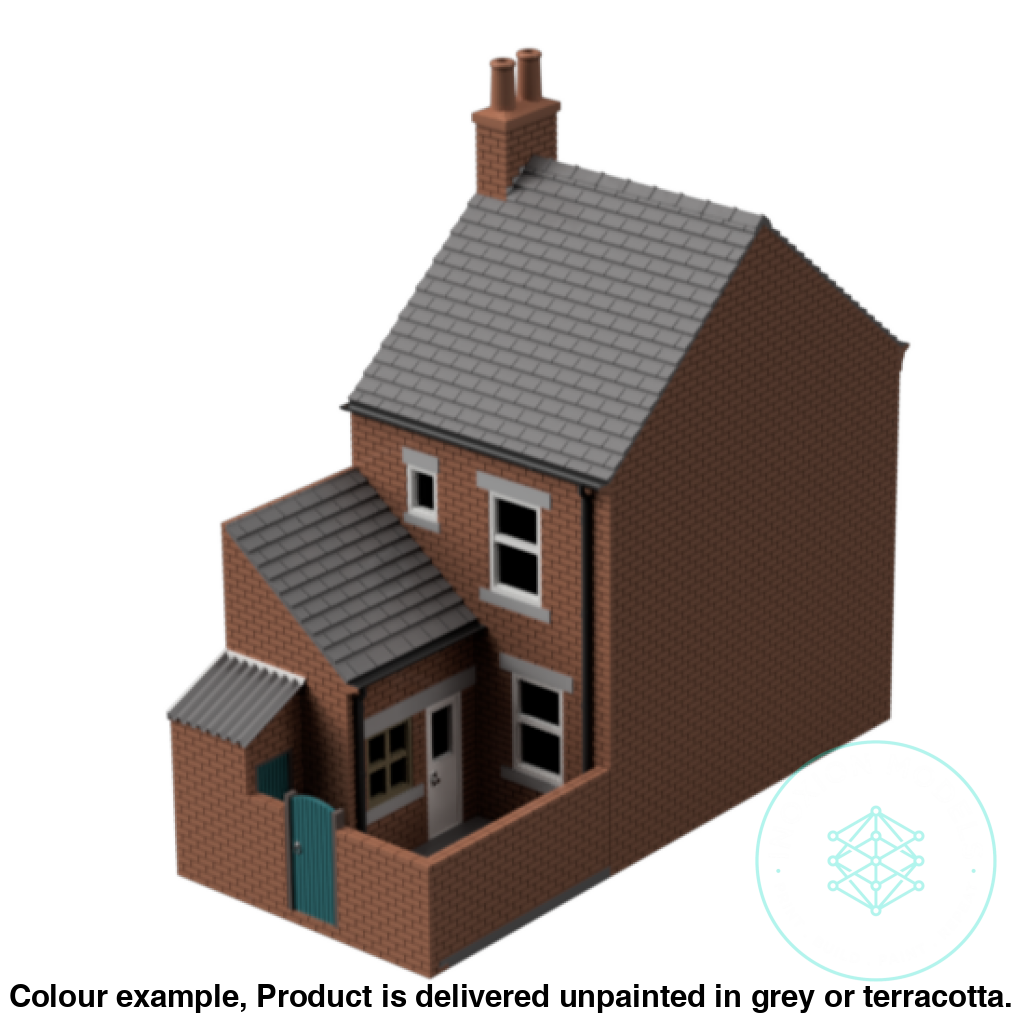 Hm004B – Terraced House N Scale Building