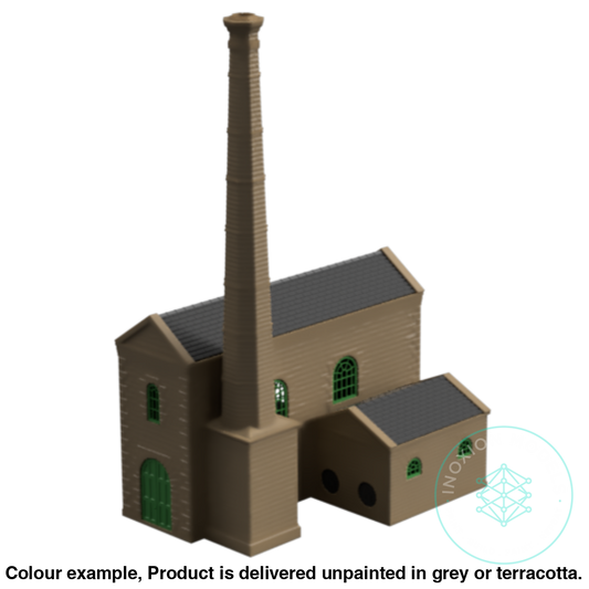 Hm501 – Steam Pump House N Scale Building