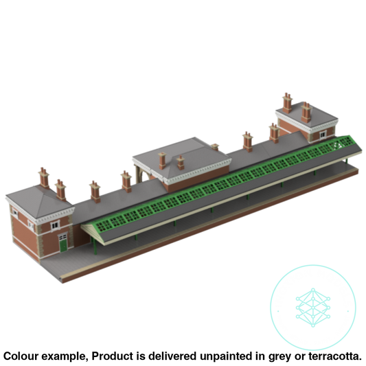 Hm800B – Station Building Platform 1 N Scale