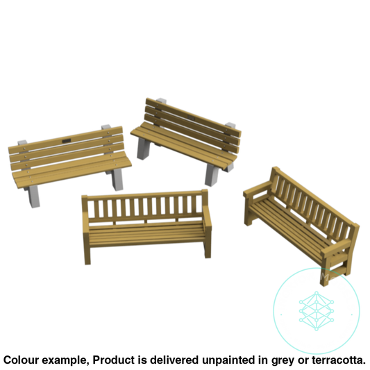 Ho103A – Park Benches N Scale Accessory
