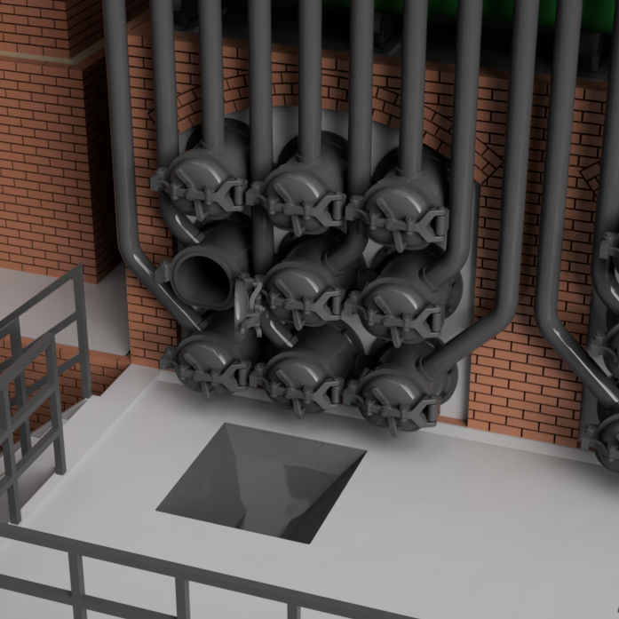 FM506A – Gas Works Retort House OO/HO Scale