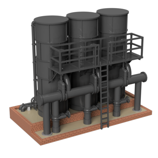 FM506C – Gas Works Condenser OO/HO Scale