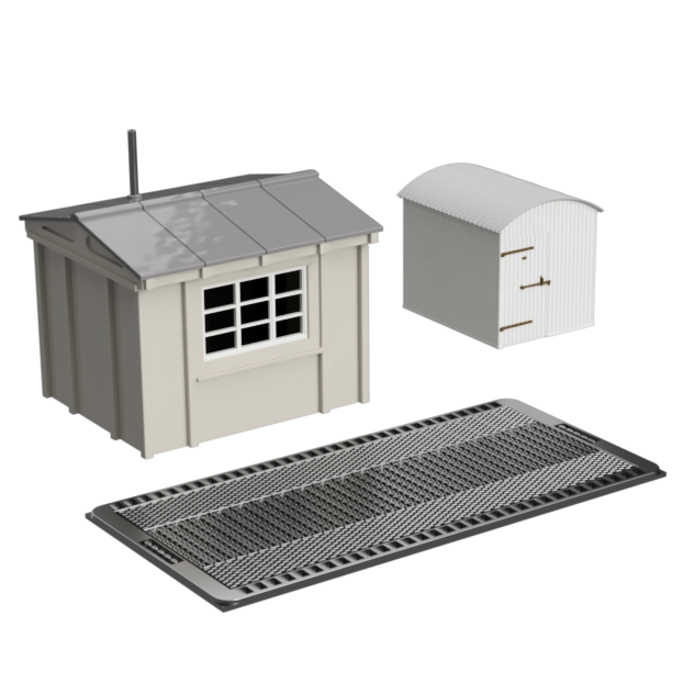 GM813E – GWR Weighbridge & Lamp Hut TT120/3mm Scale