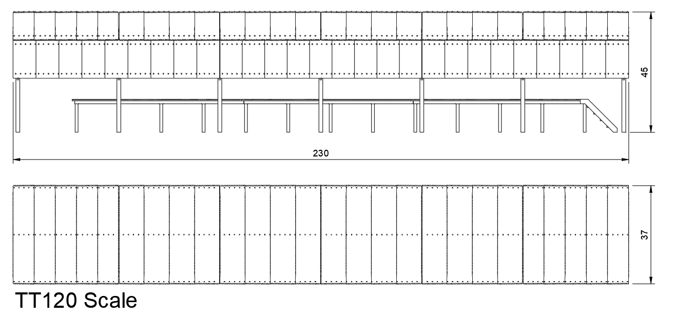 HM813G – GWR Carriage Shed N Scale