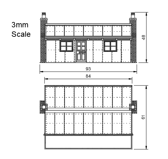 GM814A – WLLR Llanfair Station Building TT120/3mm Scale