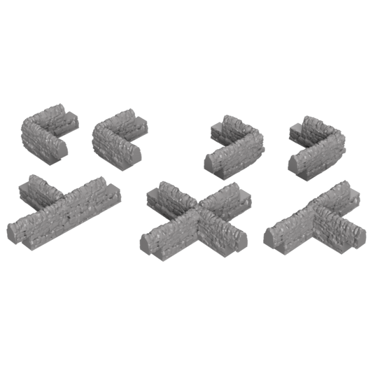GO303B – Stone Wall Corners TT120/3mm Scale