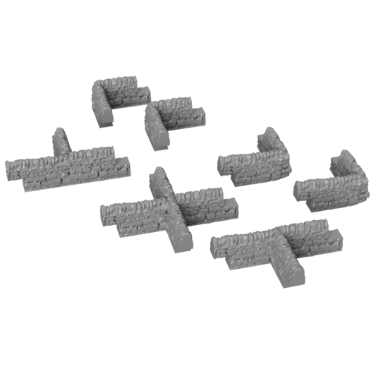 GO303B – Stone Wall Corners TT120/3mm Scale
