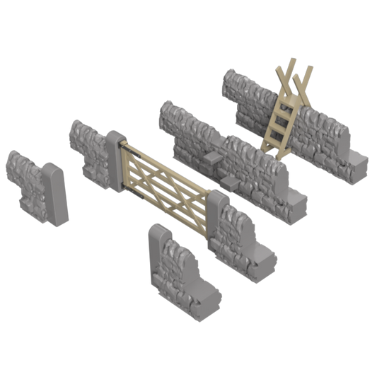 GO303C – Stone Wall Gates & Stiles TT120/3mm Scale