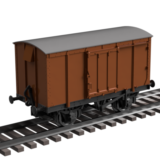 FP605C – BR (ex. LMS) 12 Ton Box Van OO/HO Scale