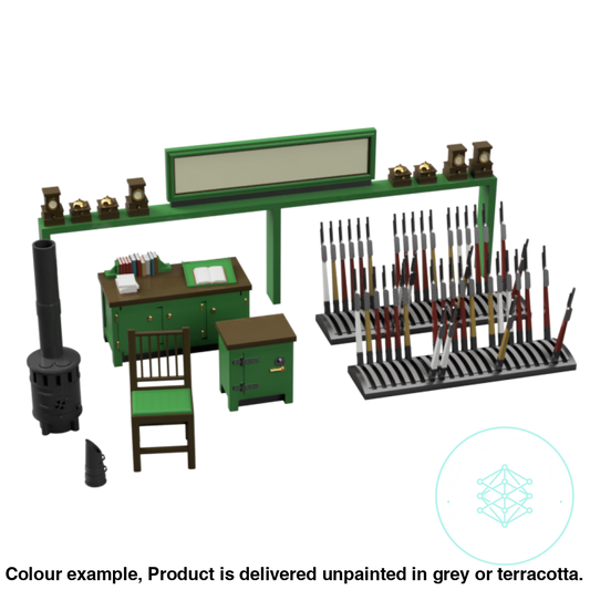 Do605A – Signal Box Interior O Scale Accessory