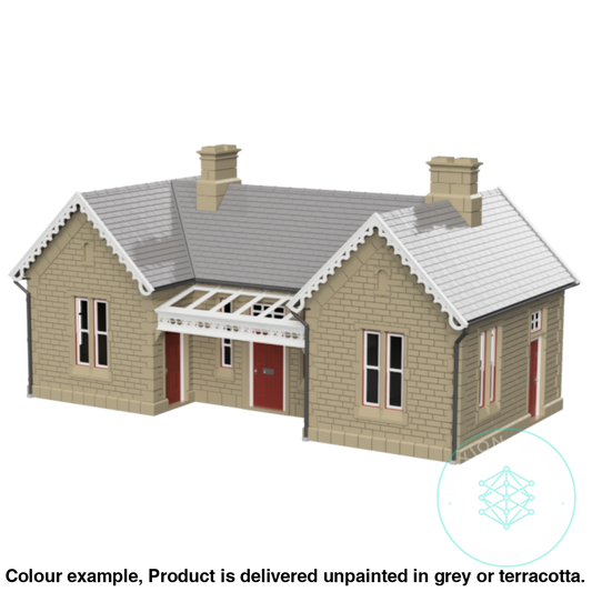 Gm805A – Lms Station Building Tt120/3Mm Scale Tt