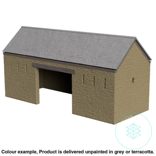 Hm306B – Barn N Scale Building