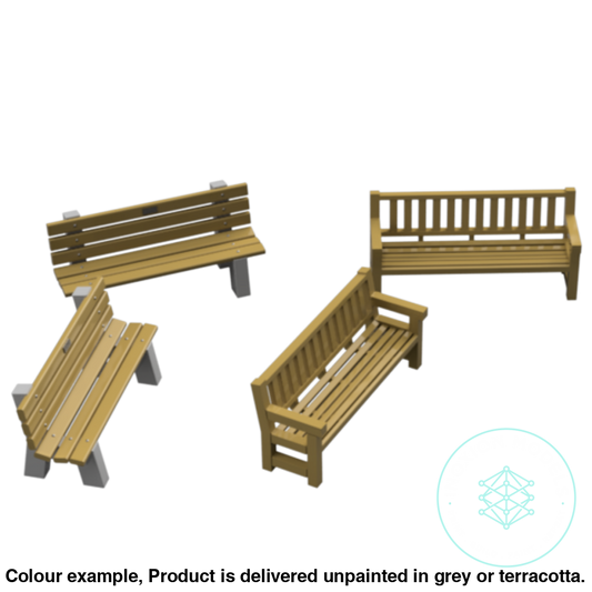 Ho103A – Park Benches N Scale Accessory